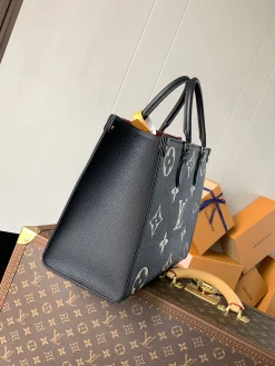 Alternative view of LV Totes Bags Empreinte Leather (Black-Beige) 35X27X14CM F50202608071985