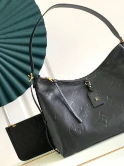 LV Totes Bags Empreinte Leather (Black-Gold) 39X30X15CM I00202608070999