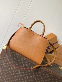 Alternative view of LV Totes Bags Epi Leather (Tan-Dark Brown) 30X21X13CM F80202608071230