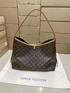 Alternative view of LV Totes Bags Leather (Brown-Tan) One Size E20202608072776