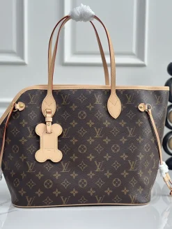 LV Totes Bags Monogram Canvas (Brown-Beige) 31X28X14CM D70202608070456