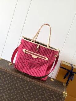 Alternative view of LV Totes Bags Monogram Canvas (Brown-Pink) 28X14X31 CM E00202608071663