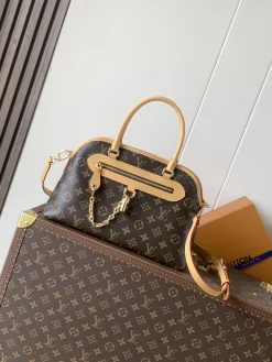 LV Totes Bags Monogram Canvas (Brown-Tan) 35X21X12 CM F20202608071724