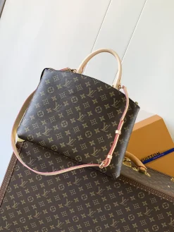 Alternative view of LV Totes Bags Monogram Canvas (Dark Brown-Beige) 34X24X15CM D90202608071025