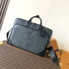 LV Travel Bags Monogram Eclipse Canvas (Grey-Black) 46X31X18CM F80202608072152