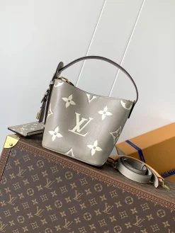 LV Trend Bags Empreinte Leather (Grey-White) 18X12X16CM E50202608071088