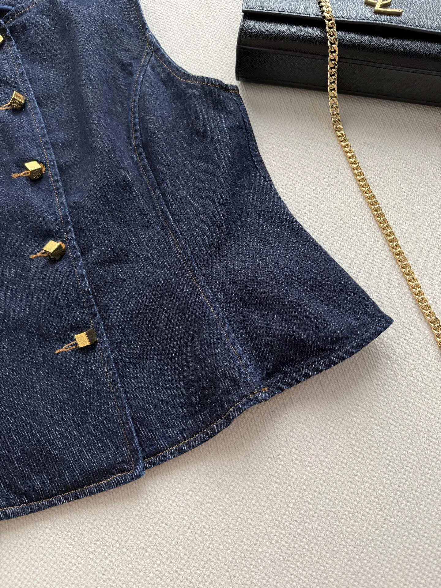 LV Vests Denim SML C05202608041664 - Image 5