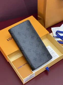 LV Wallet Bags Coated Canvas (Black) 19X10CM B00202608072674