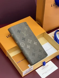 LV Wallet Bags Coated Canvas (Olive-Beige) 10X19X2CM B20202608071585