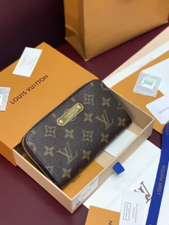 LV Wallet Bags Monogram Empreinte Leather (Brown-Gold) 17X11X2CM B20202608070758