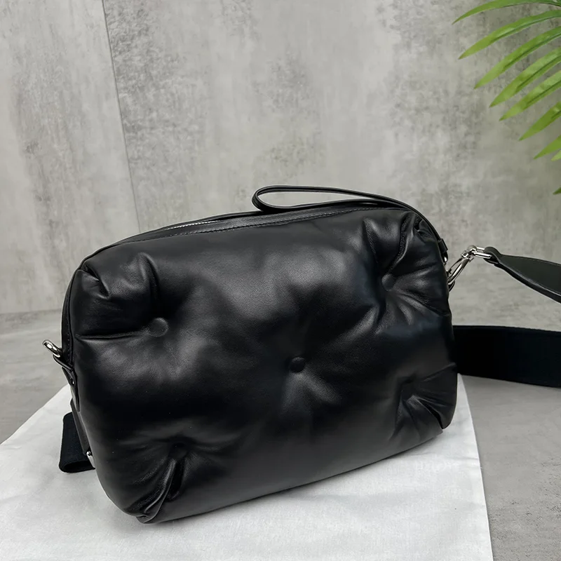 MAISON MARGIELA Shoulder Bags Lamb Leather (Black) 29X21X8CM E20202608100039 - Image 2