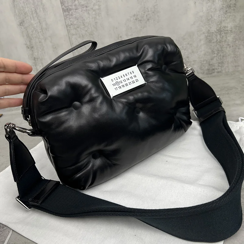 MAISON MARGIELA Shoulder Bags Lamb Leather (Black) 29X21X8CM E20202608100039 - Image 6