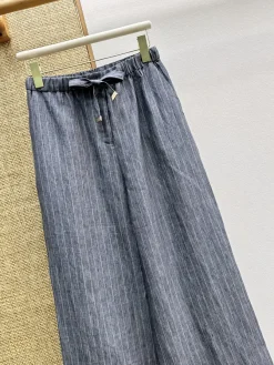 Alternative view of MAX MARA Trousers Linen S-M-L C15202608042343
