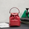 MIU MIU Backpacks Bags Calfskin Leather (Red-Gold) 14X17X8CM G30202608091179