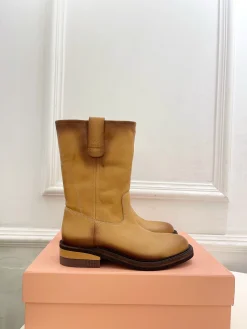 Alternative view of MIU MIU Boots Calf Leather EU35-39 D10202608032710