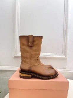 Alternative view of MIU MIU Boots Calf Leather EU35-39 D10202608032711
