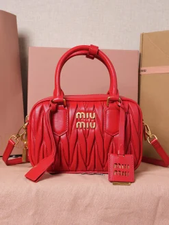 MIU MIU Bucket Bags Lamb Leather 19X13X6CM G80202608091454