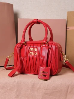 Alternative view of MIU MIU Bucket Bags Lamb Leather 19X13X6CM G80202608091454