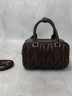 Alternative view of MIU MIU Bucket Bags Lamb Leather (Brown-Gold) 19X13X6CM G80202608090718