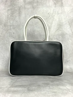 Alternative view of MIU MIU Casual Bags Calf Leather (Black-White) 34X23X11CM G80202608091360