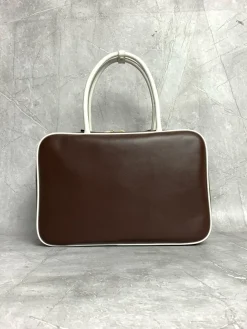 Alternative view of MIU MIU Casual Bags Calf Leather (Brown-White) 34X23X11CM G80202608091359