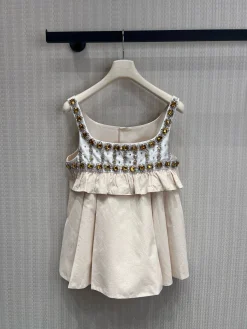 MIU MIU Dresses Crystal Rhinestone S-M-L D75202608042201