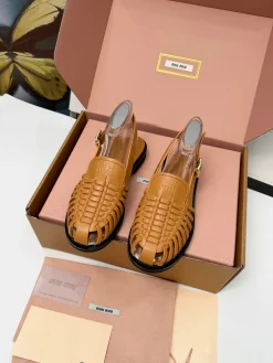 MIU MIU Flats Calf Leather EU35-40 B40202608031211