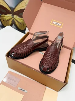 MIU MIU Flats Leather EU35-40 B40202608031209