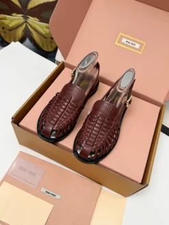 Alternative view of MIU MIU Flats Leather EU35-40 B40202608031209