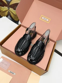 MIU MIU Flats Patent Leather EU35-40 B40202608031210