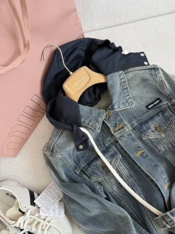 Alternative view of MIU MIU Jackets Denim S-L C40202608041150