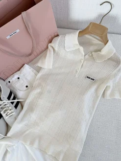 MIU MIU Polos Cashmere Silk S-L B45202608042700