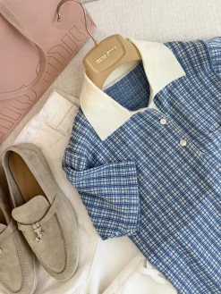 Alternative view of MIU MIU Polos Cotton Blend S-L B55202608041227