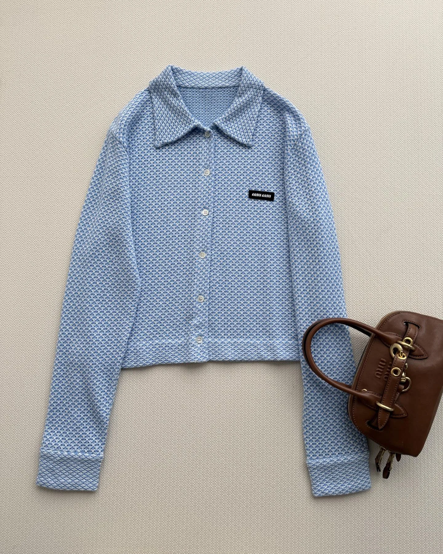 MIU MIU Polos Cotton Blend S M L C60202608040914 - Image 3