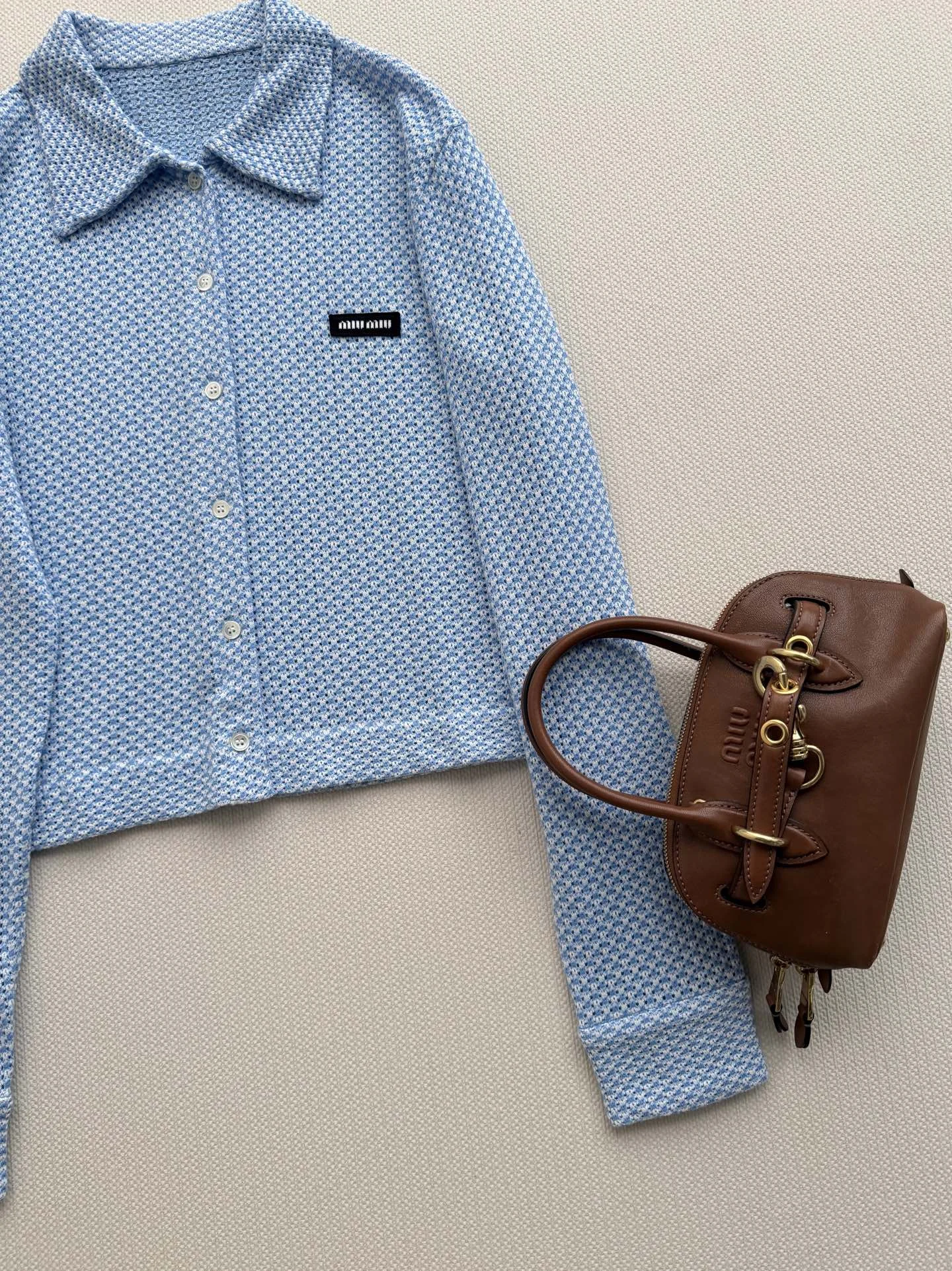 MIU MIU Polos Cotton Blend S M L C60202608040914 - Image 5
