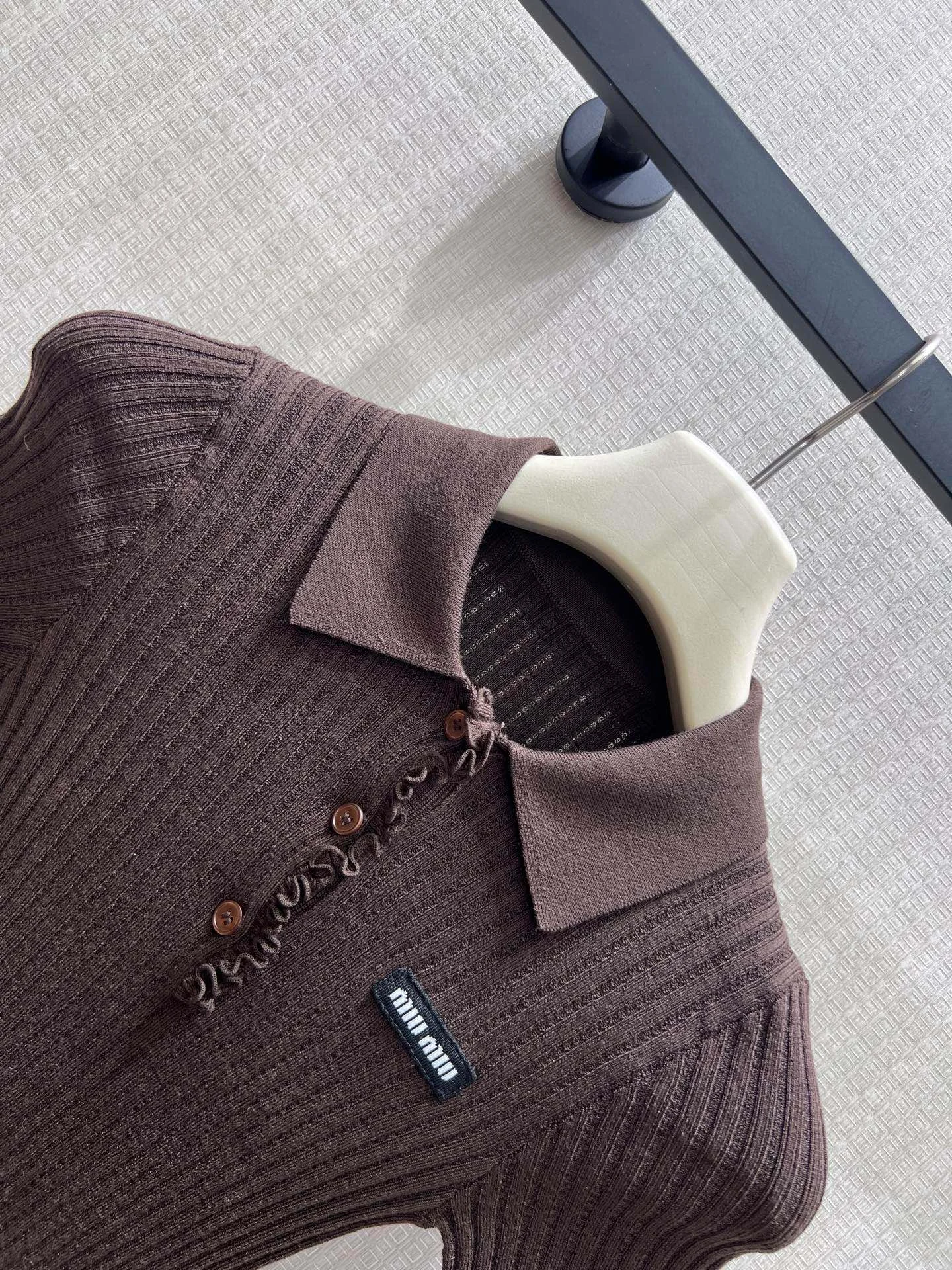 MIU MIU Polos Knit Cotton 36-40 B90202608042275 - Image 3