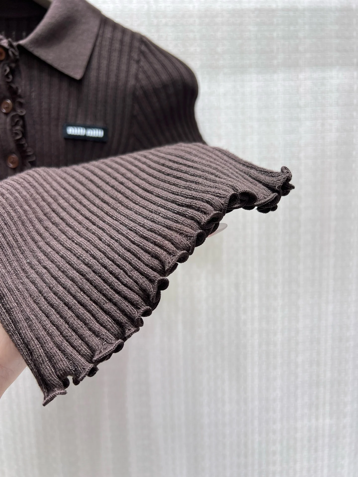 MIU MIU Polos Knit Cotton 36-40 B90202608042275 - Image 8