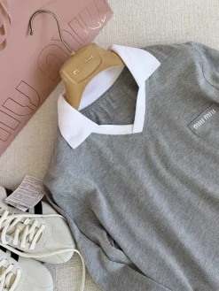 Alternative view of MIU MIU Polos S-L A85202608041167