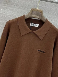 Alternative view of MIU MIU Polos Wool S B15202608041103