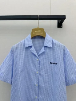 Alternative view of MIU MIU Shirts Cotton One Size B75202608042883