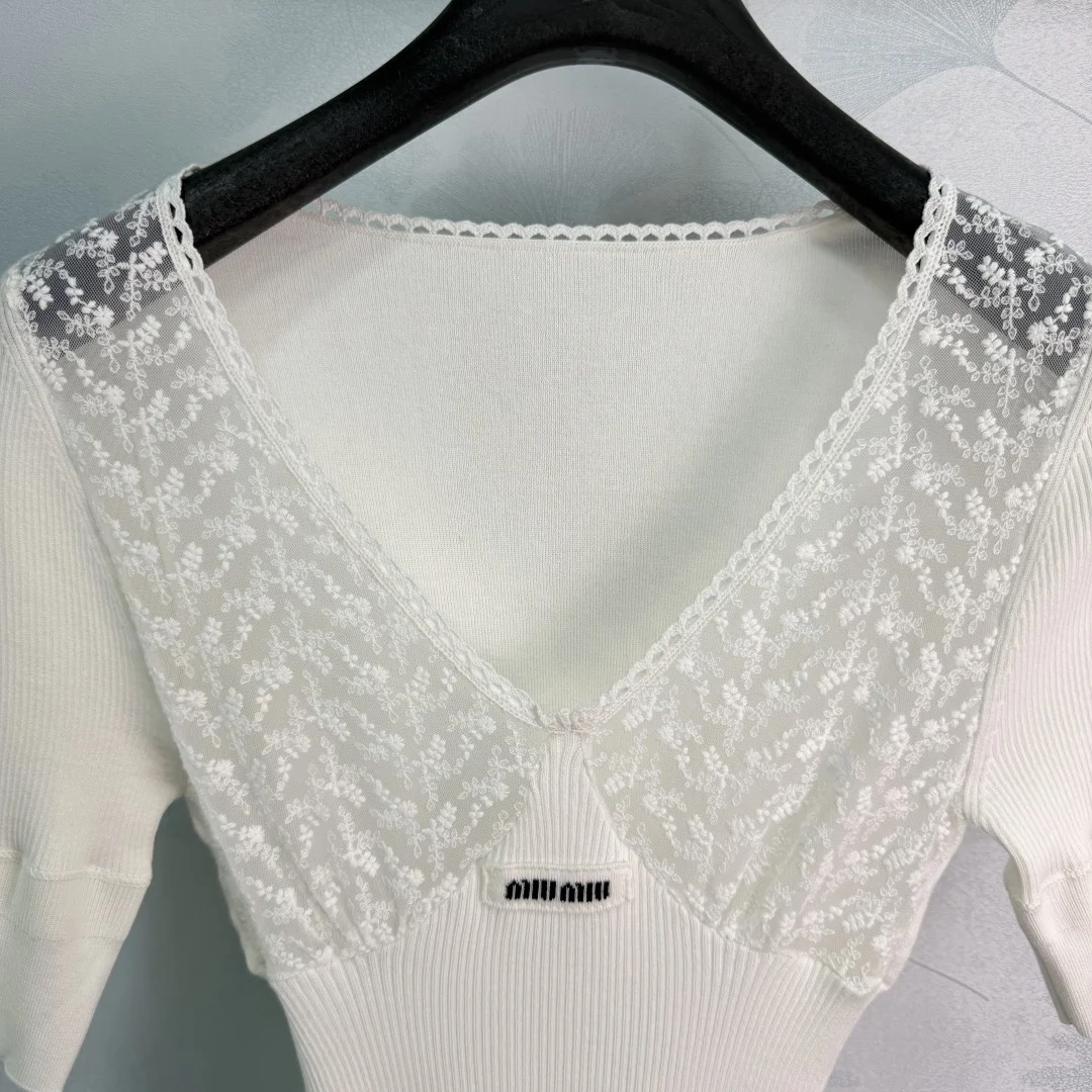 MIU MIU Shirts Lace S M L B45202608040752 - Image 2