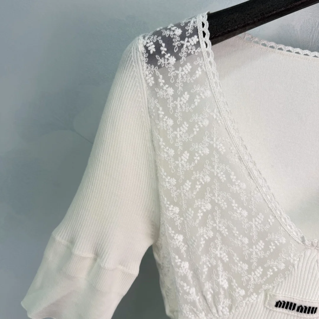 MIU MIU Shirts Lace S M L B45202608040752 - Image 4