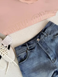 Alternative view of MIU MIU Shorts Denim S-L B75202608041157