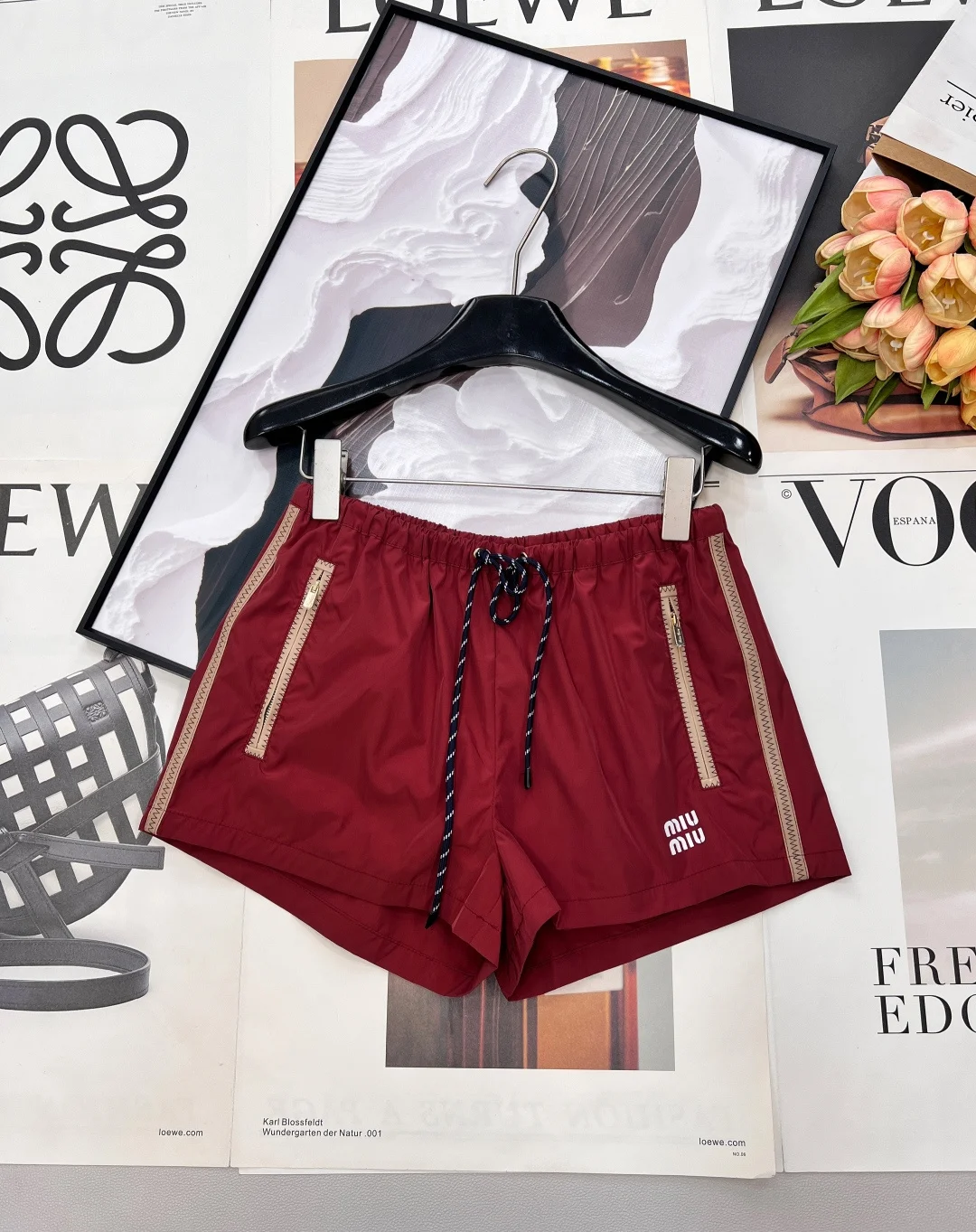 MIU MIU Shorts Nylon S-M-L A95202608040143