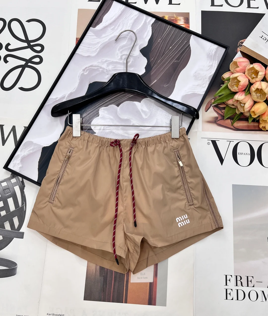MIU MIU Shorts Nylon S-M-L A95202608040144