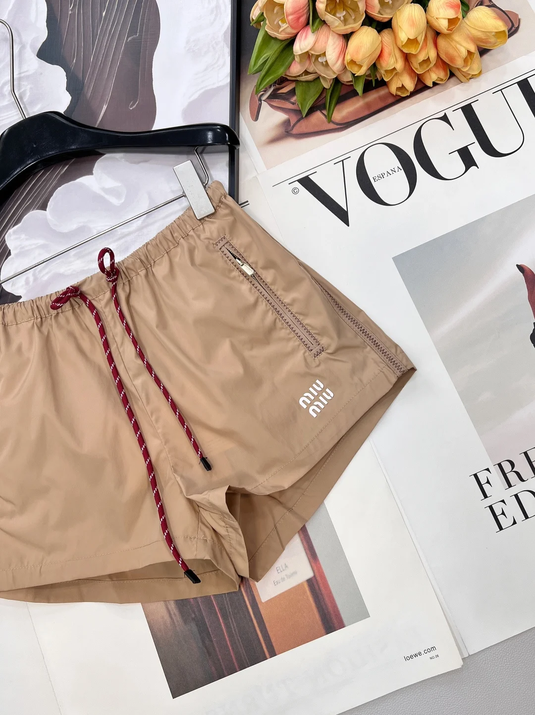 MIU MIU Shorts Nylon S-M-L A95202608040144 - Image 8