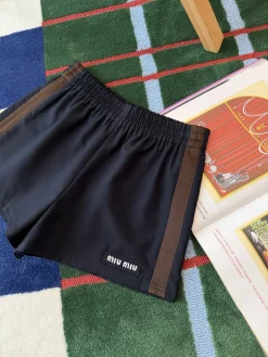 Alternative view of MIU MIU Shorts Silk Wool Blend S-M-L B75202608042301