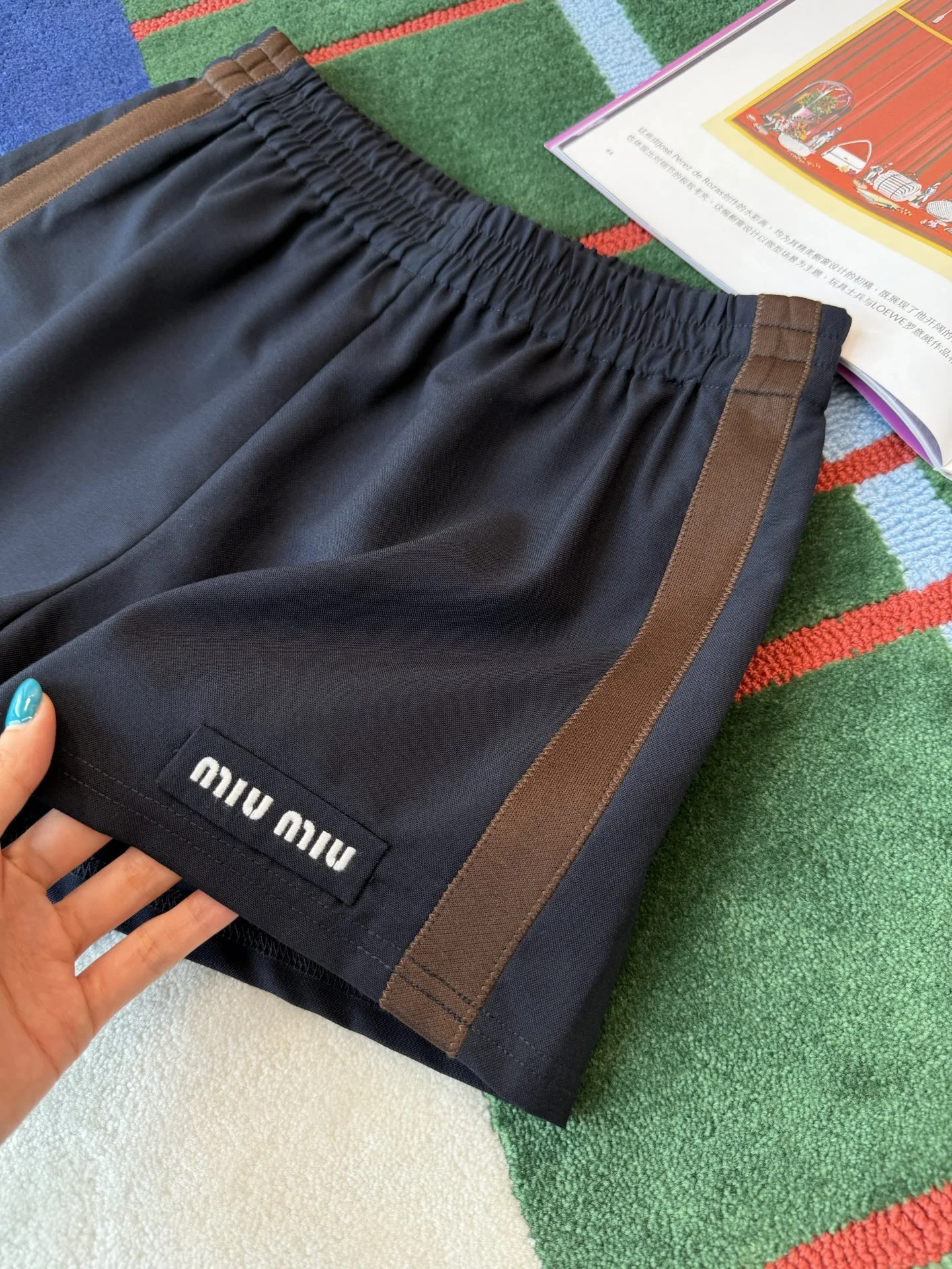 MIU MIU Shorts Silk Wool Blend S-M-L B75202608042301 - Image 4