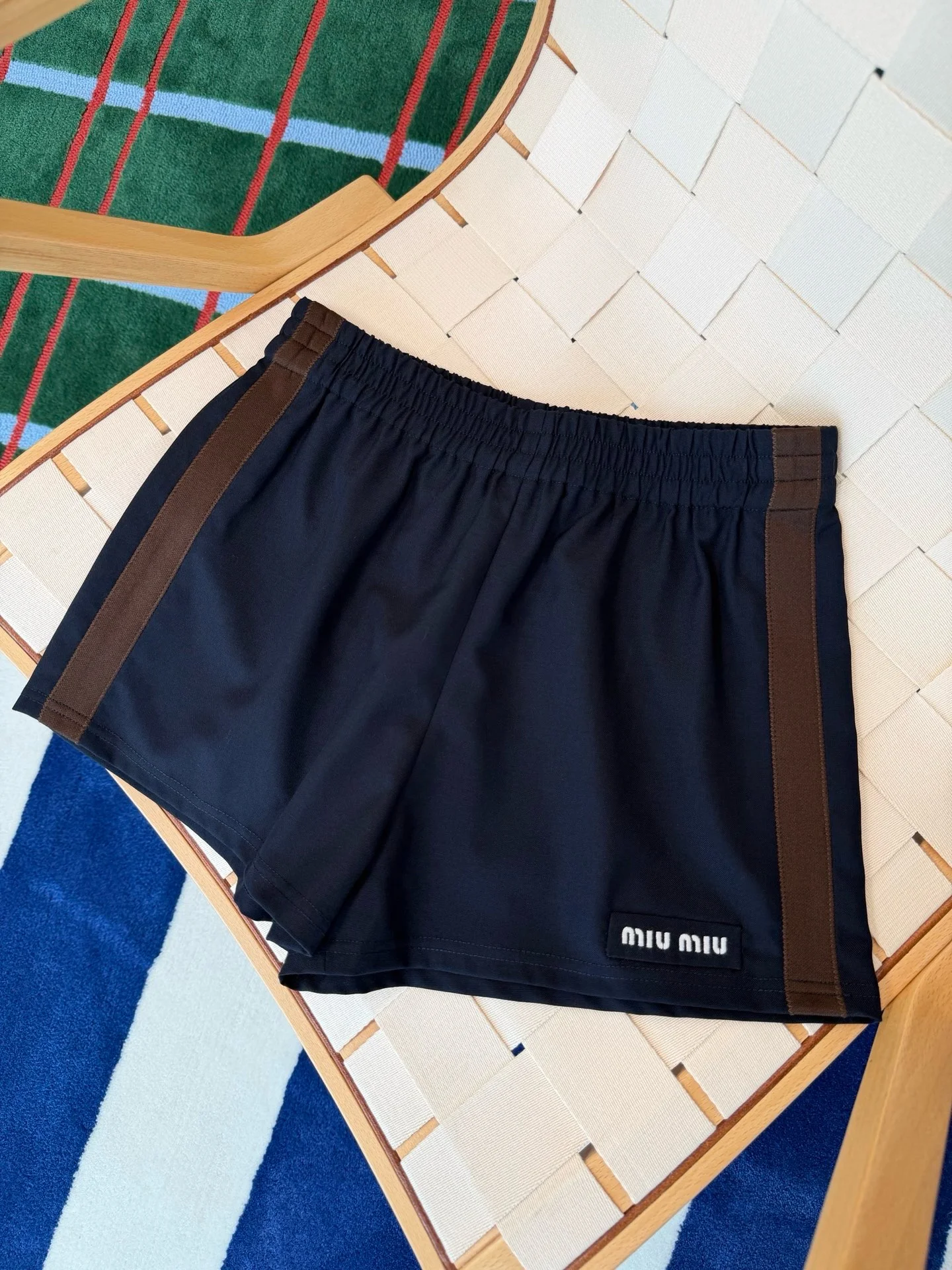MIU MIU Shorts Silk Wool Blend S-M-L B75202608042301 - Image 7