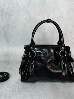 Alternative view of MIU MIU Shoulder Bags (Black-Silver) 28X15X22CM H30202608091342